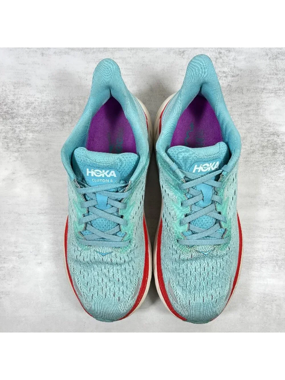 Hoka One One Clifton 8 Running Shoes - Women's Size 9 - Green T